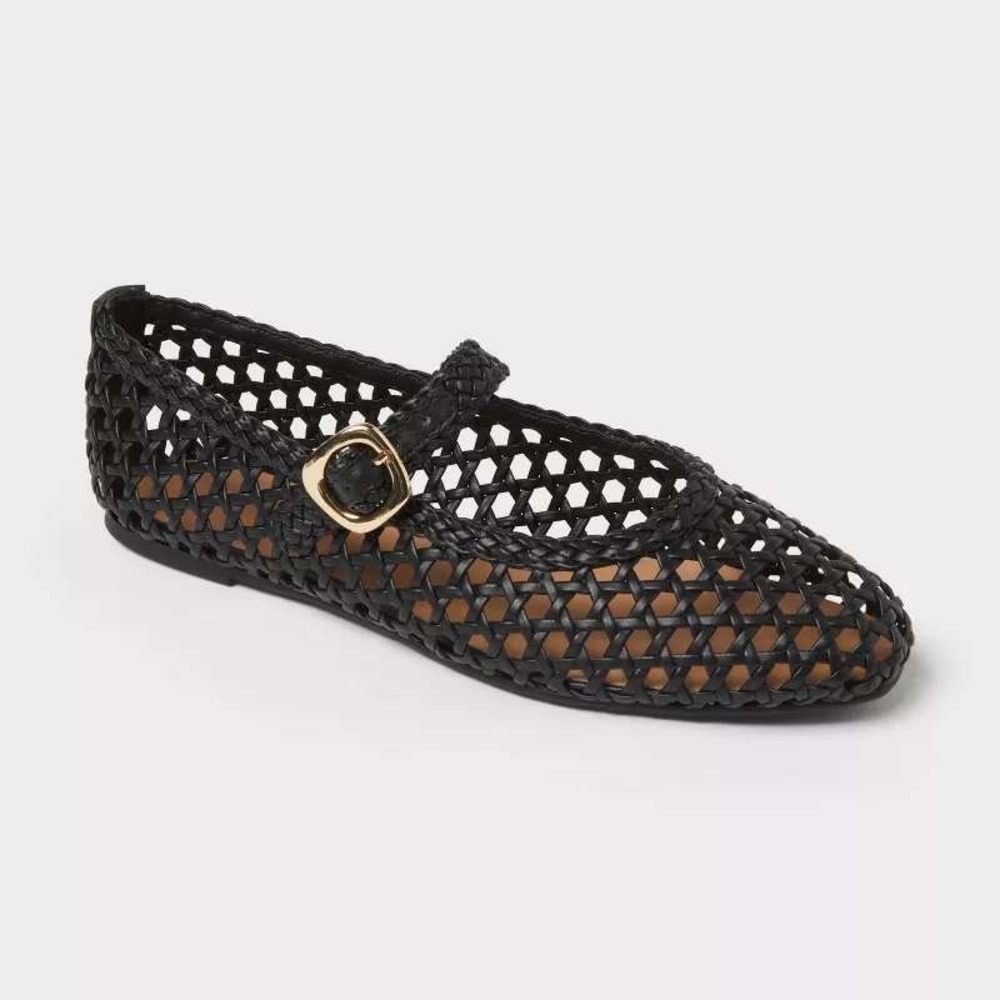 Women's Flats by Universal Thread Royce Black Size 6.5 New With Tags